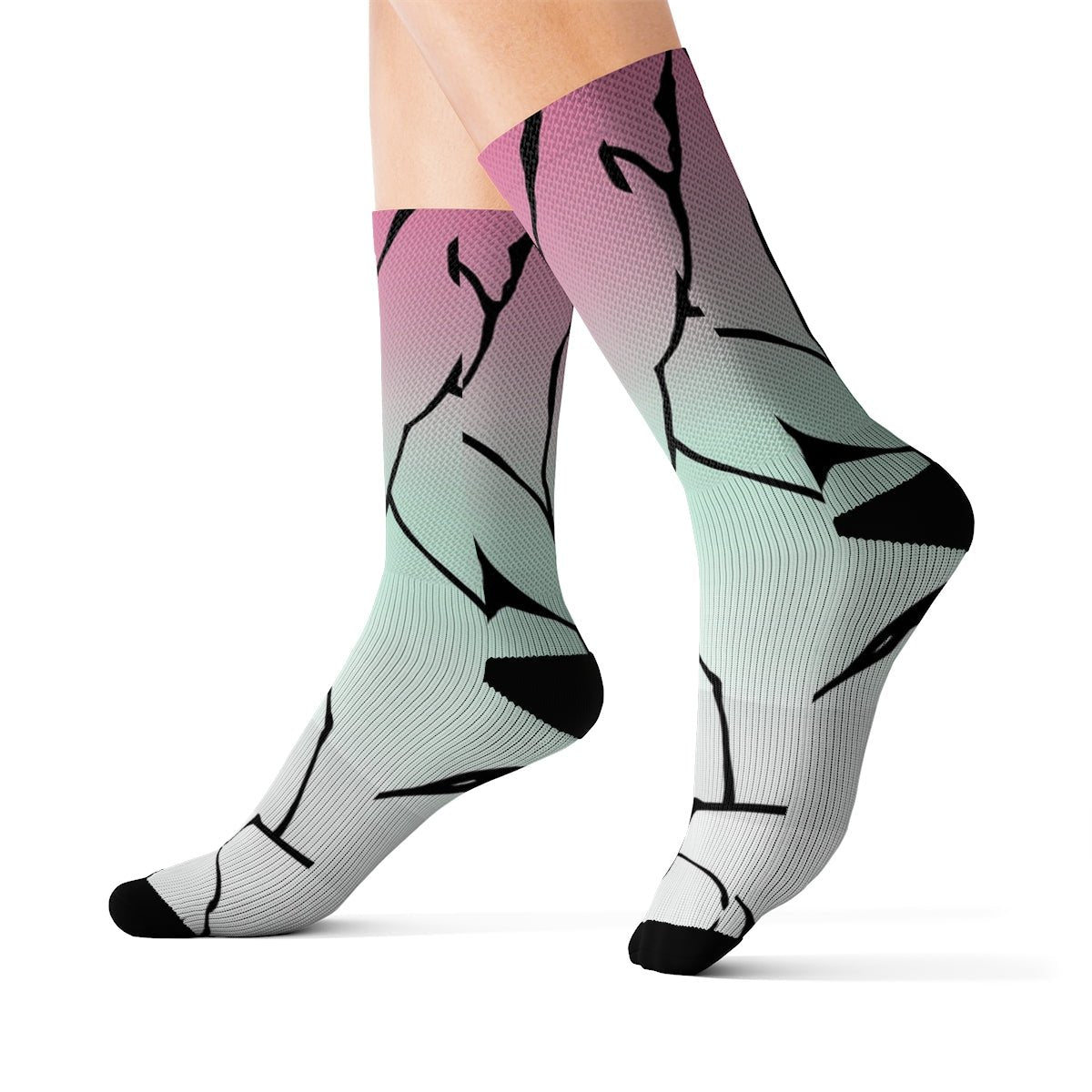 Insect Hashira Pattern Demon Slayer Anime Socks - One Punch Fits