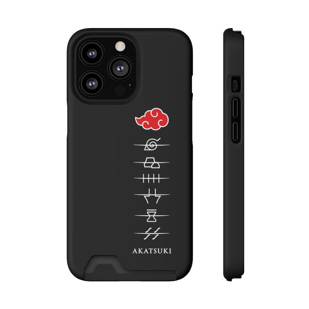 Itachi Uchiha Phone Case With Card Holder - One Punch Fits