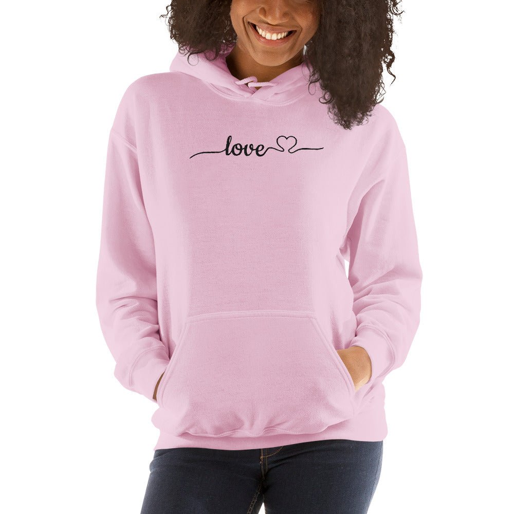Love Embroidered Hoodie - One Punch Fits