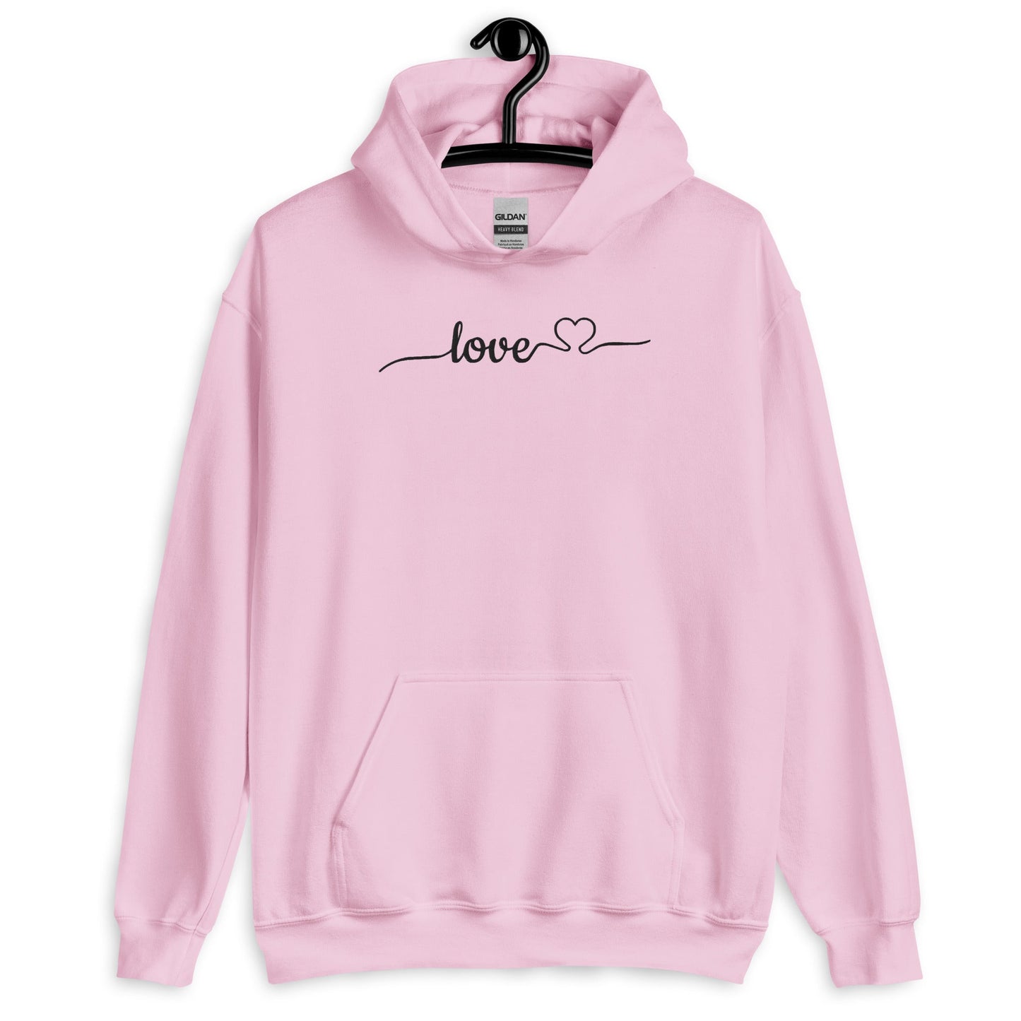 Love Embroidered Hoodie - One Punch Fits