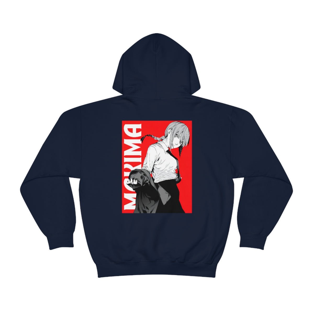 Makima Chainsaw Man Anime Hoodie (Front & Back Design) - One Punch Fits