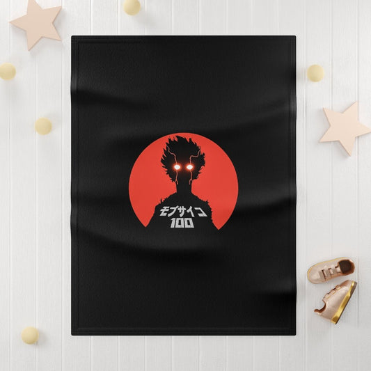 Mob Psycho Soft Fleece Baby Blanket - One Punch Fits