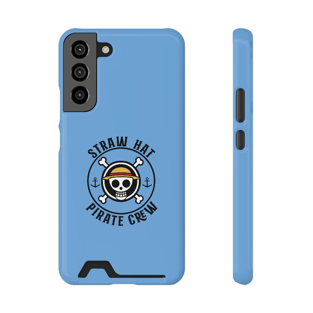 One Piece Straw Hats Phone Case With Card Holder - One Punch Fits