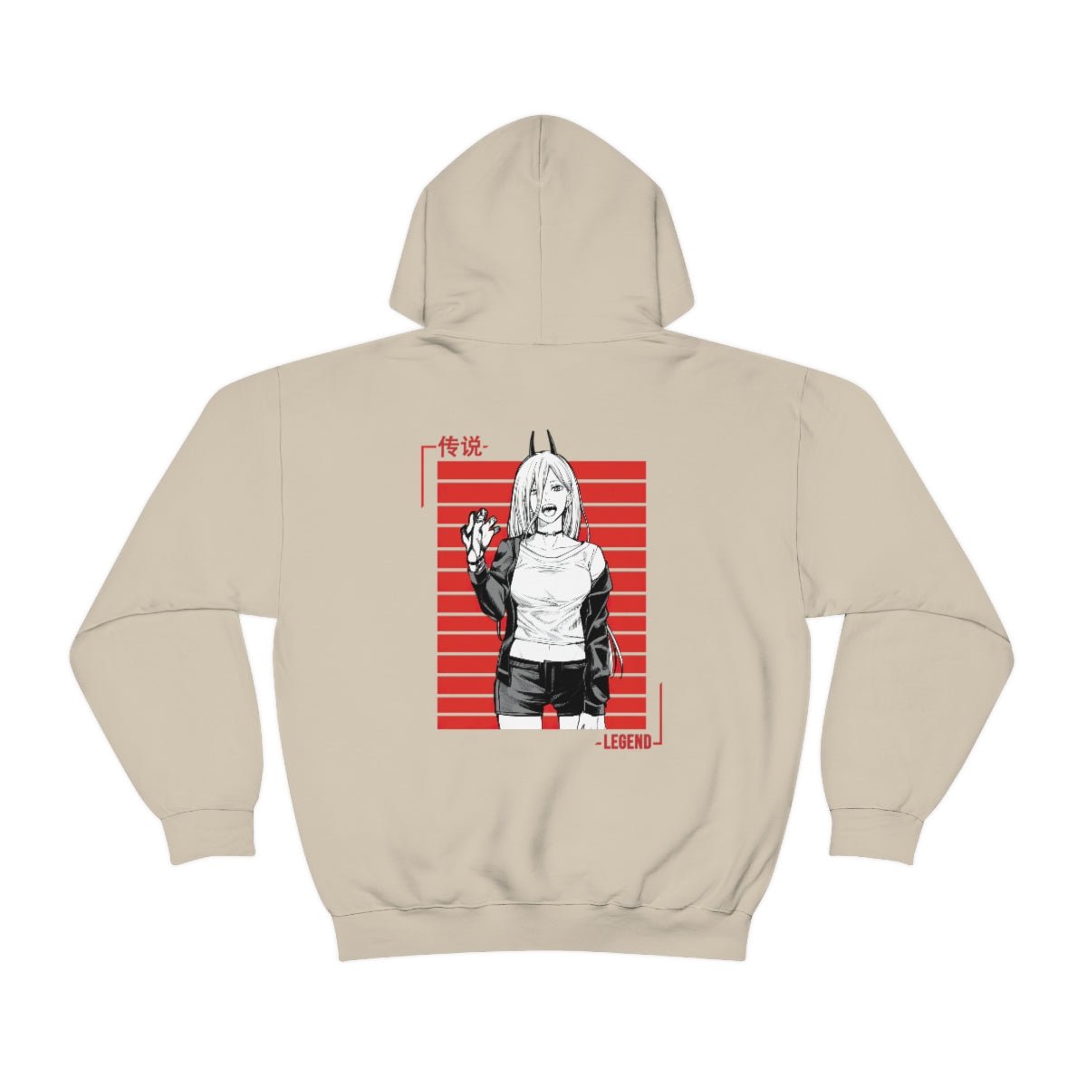 Power Chainsaw Man Anime Hoodie (Front & Back Design) - One Punch Fits