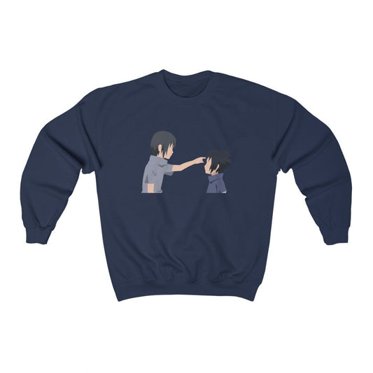 Sasuke and Itachi Brotherhood Anime Crewneck Sweatshirt - One Punch Fits