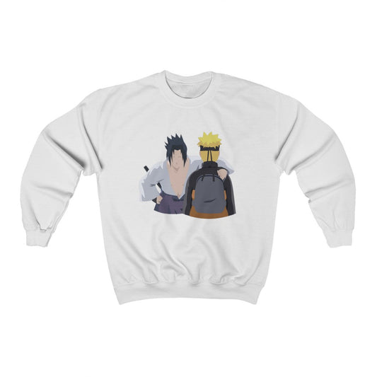Sasuke and Naruto Rivalry Anime Crewneck Sweatshirt - One Punch Fits