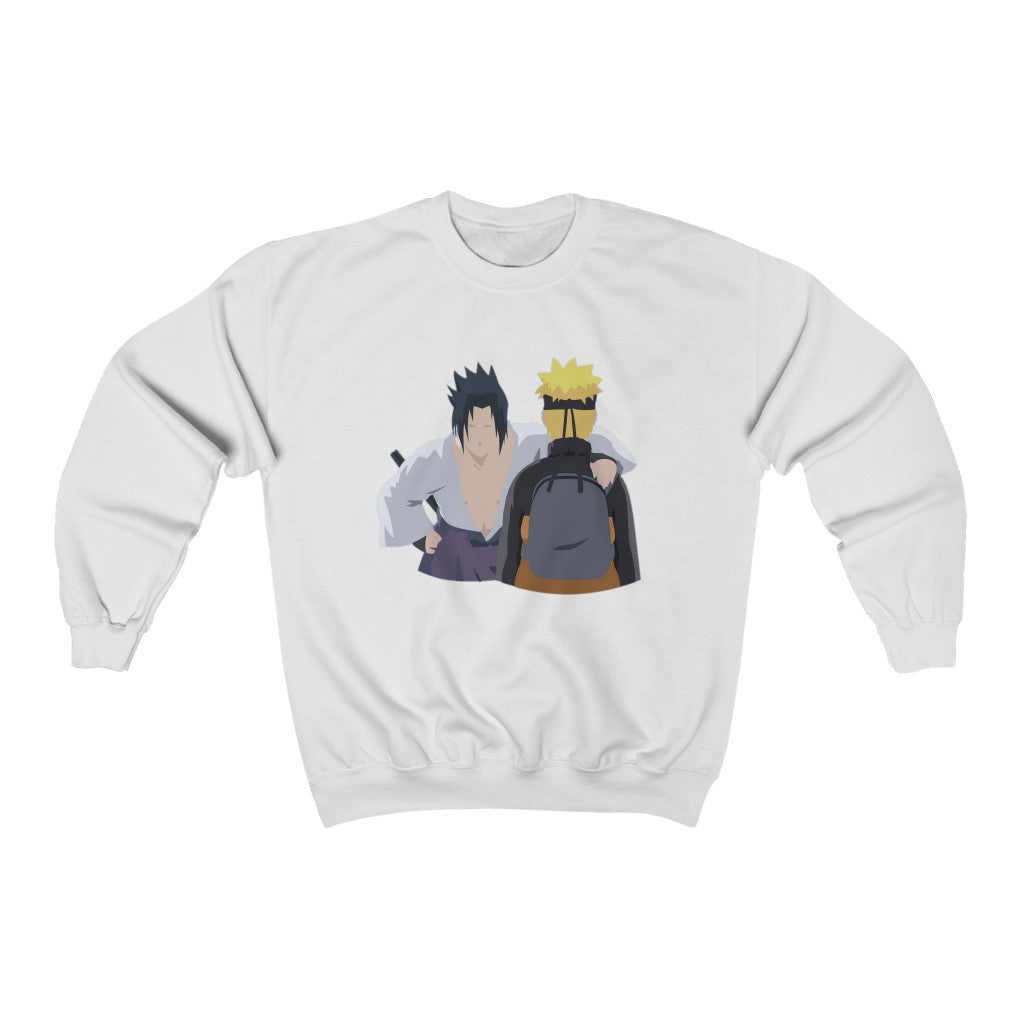 Sasuke and Naruto Rivalry Anime Crewneck Sweatshirt - One Punch Fits