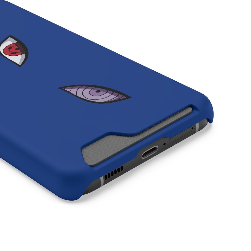 Sasuke Eyes Phone Case With Card Holder - One Punch Fits