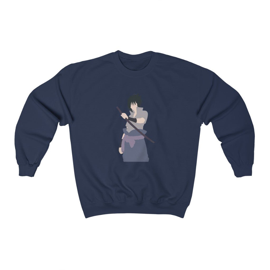 Sasuke Uchiha Naruto Anime Crewneck Sweatshirt - One Punch Fits