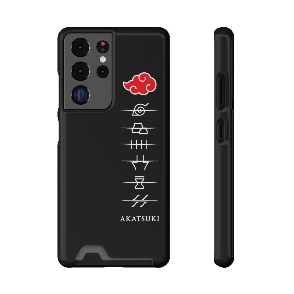 Sasuke Uchiha Phone Case With Card Holder - One Punch Fits
