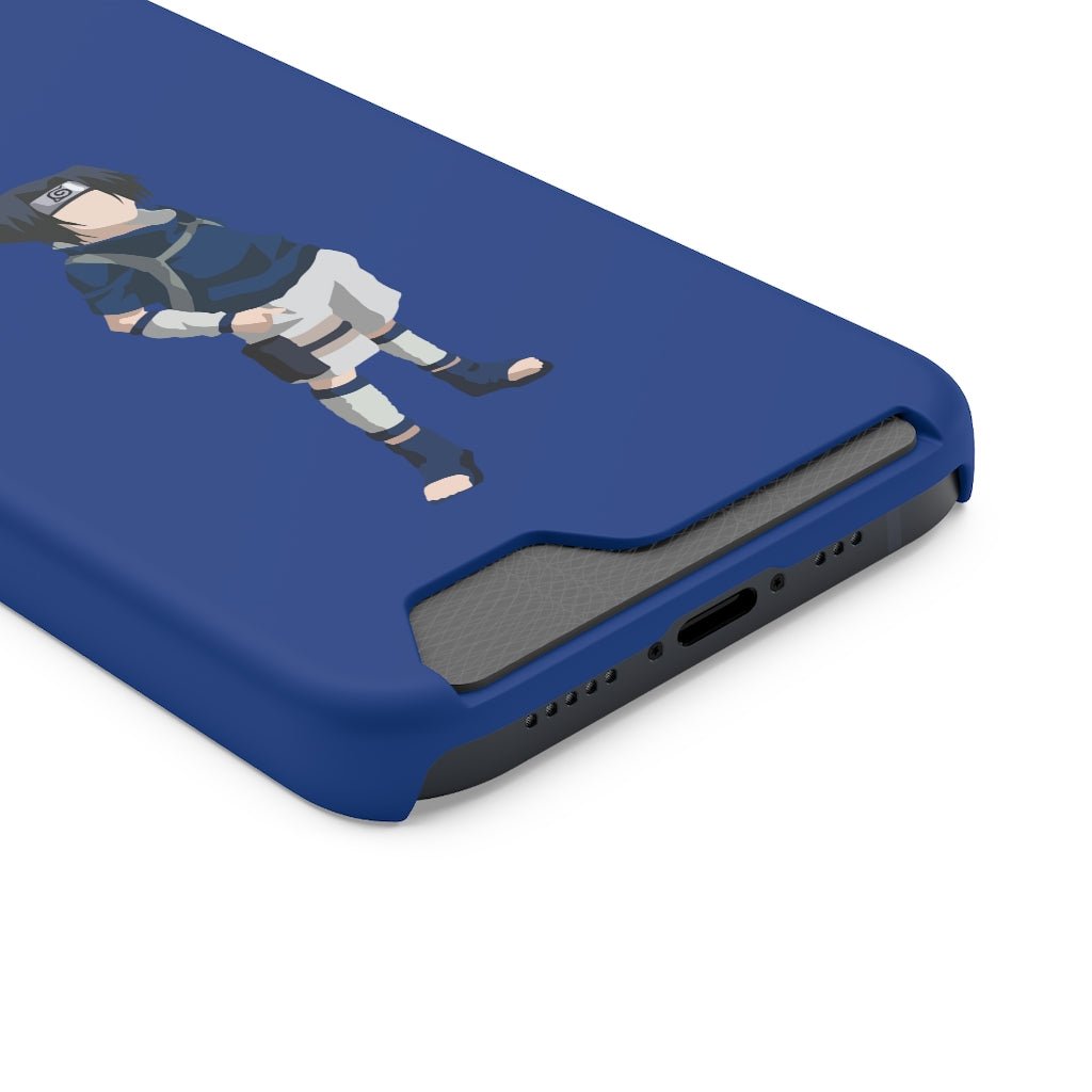 Sasuke Uchiha Phone Case With Card Holder - One Punch Fits