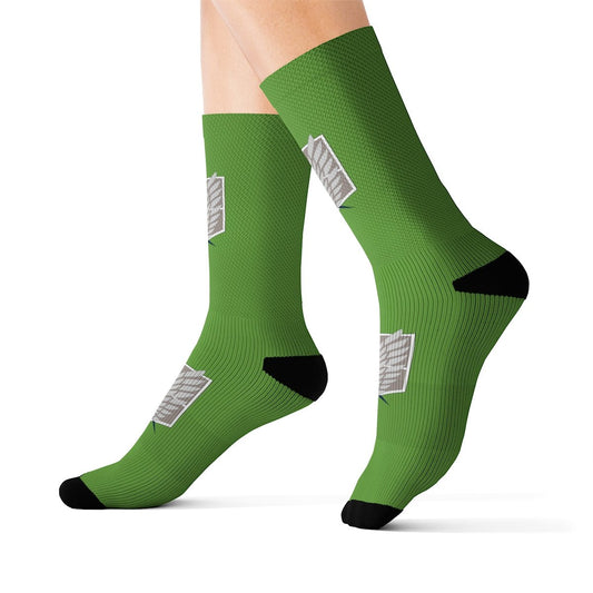 Scout Regiment Attack on Titan Anime Socks - One Punch Fits