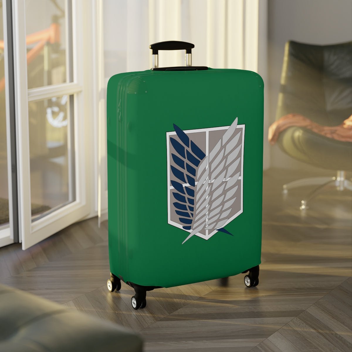 Scout Regiment Attack on Titan Anime Suitcase Luggage Cover - One Punch Fits