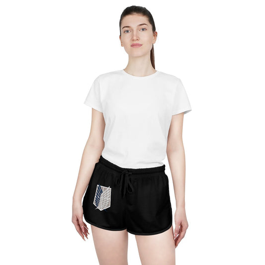 Scout Regiment Attack on Titan Anime Women's Relaxed Shorts - One Punch Fits