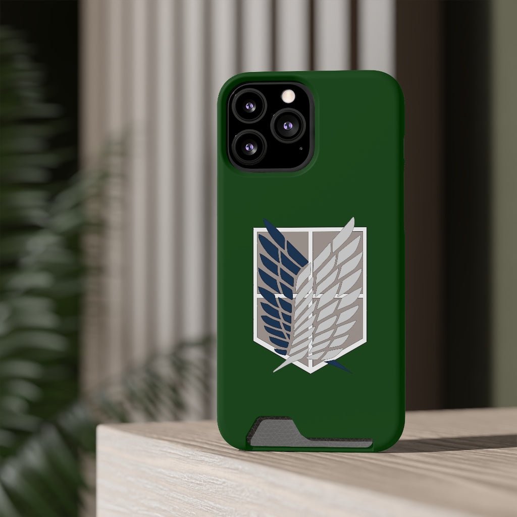 Scout Regiment Phone Case With Card Holder - One Punch Fits