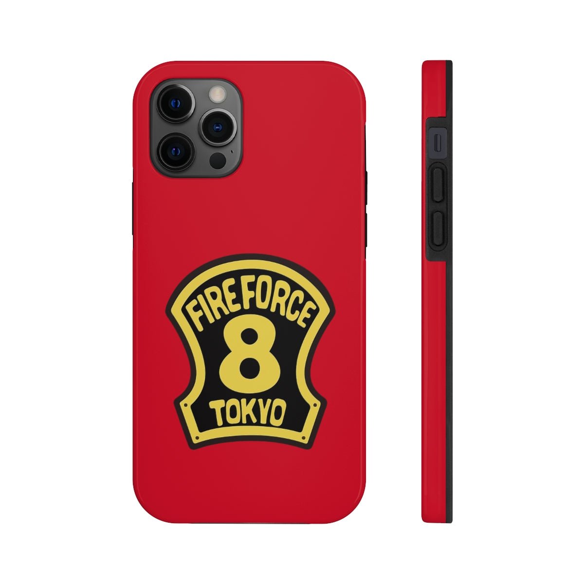 Special Company 8 Logo Fire Force Anime iPhone Case (Series 12, 13, 14) - One Punch Fits