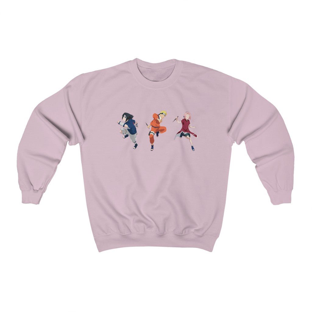 Squad 7 Naruto Anime Crewneck Sweatshirt - One Punch Fits