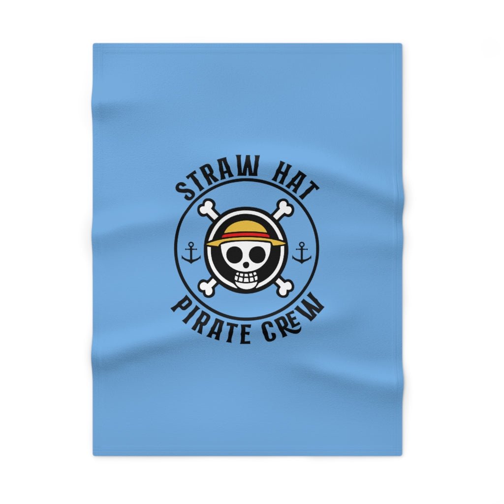 Straw Hats Pirate Crew Soft Fleece Baby Blanket - One Punch Fits