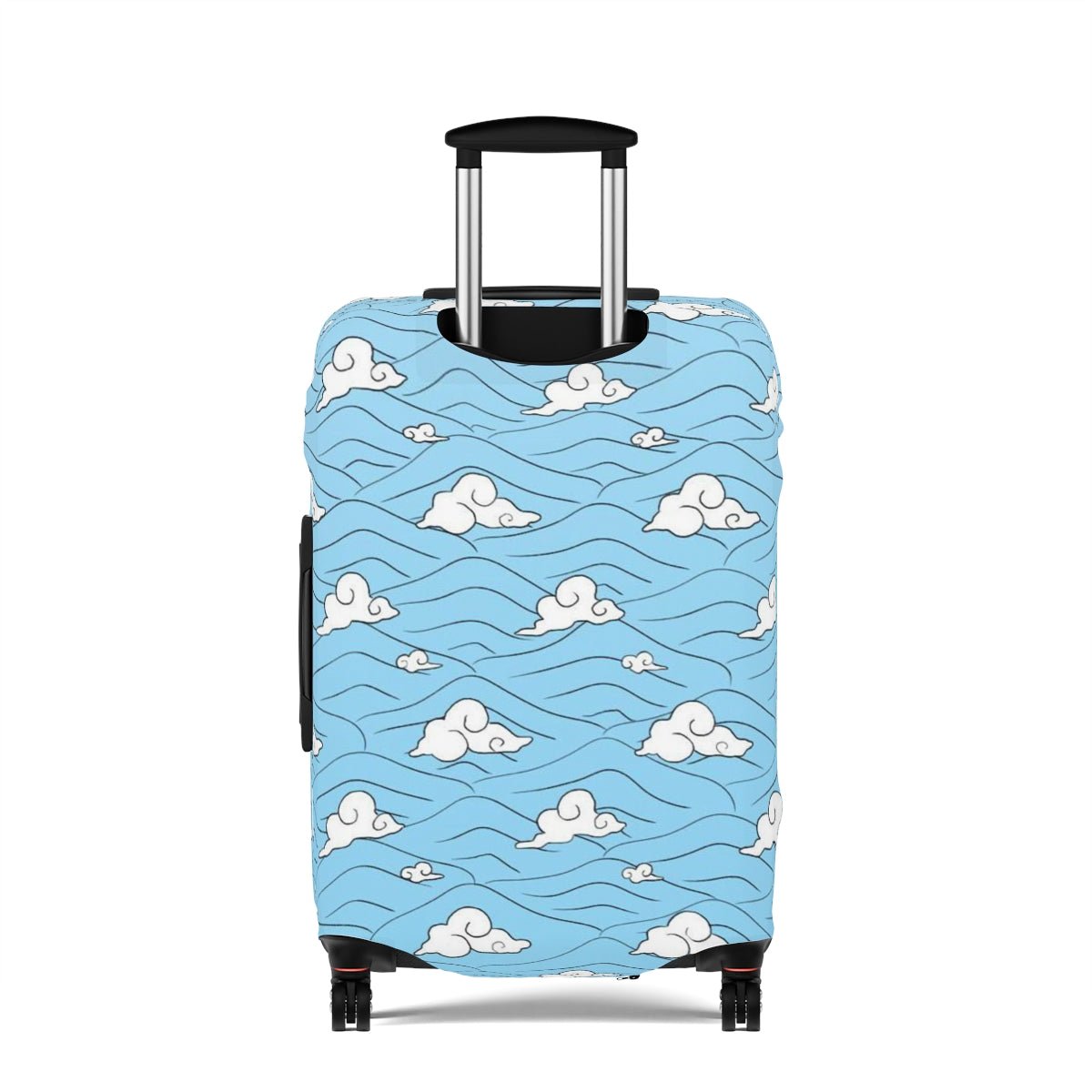 Tanjiro Cloud Pattern Demon Slayer Suitcase Luggage Cover - One Punch Fits