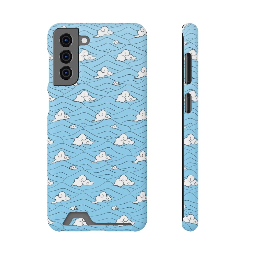 Tanjiro Cloud Phone Case With Card Holder - One Punch Fits