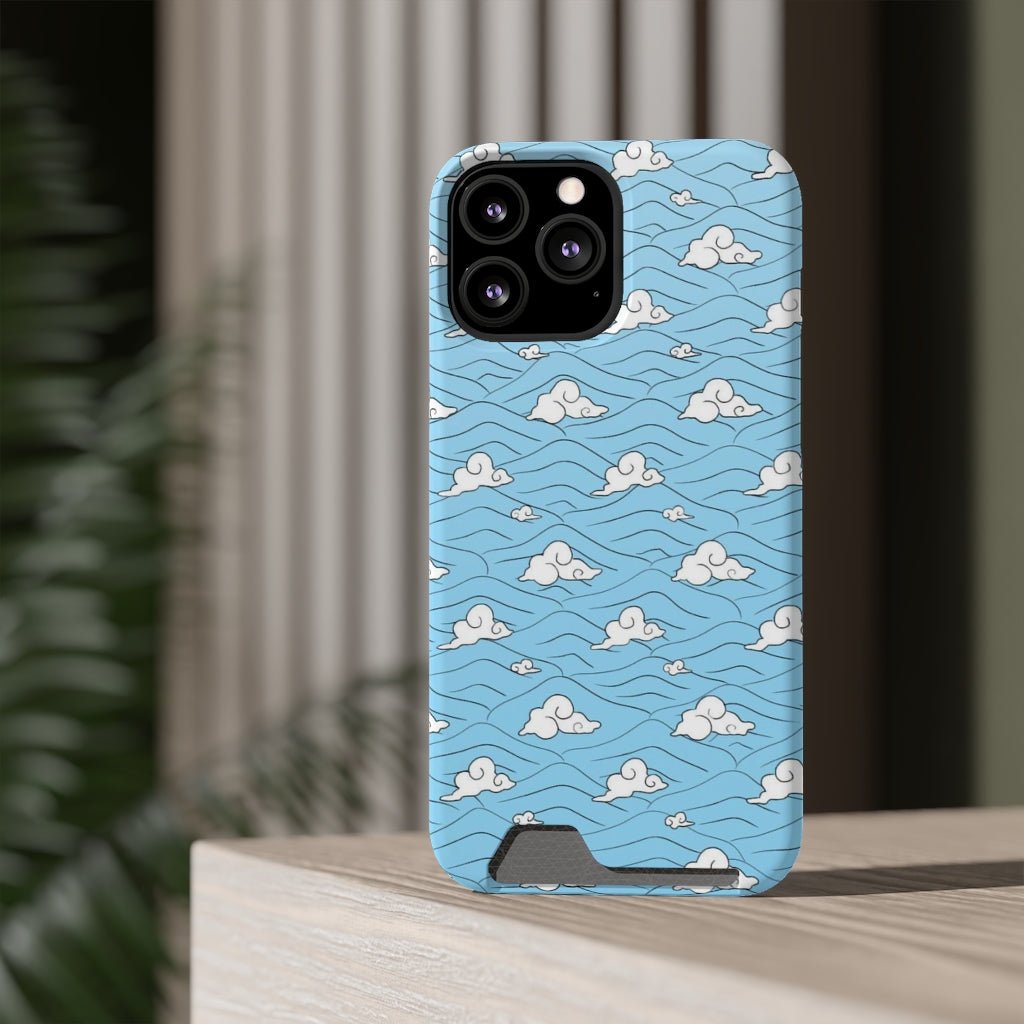 Tanjiro Cloud Phone Case With Card Holder - One Punch Fits