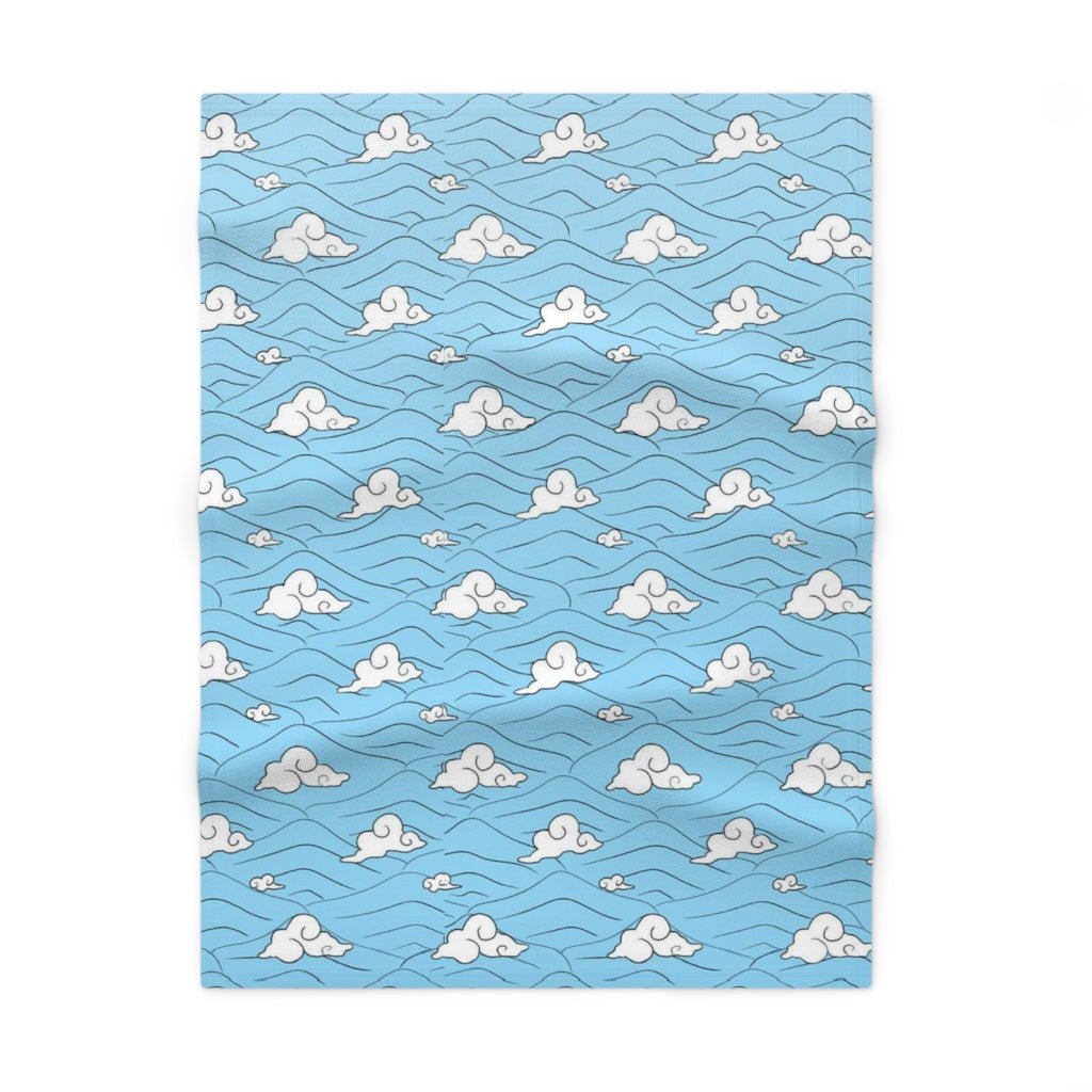 Tanjiro Cloud Soft Fleece Baby Blanket - One Punch Fits