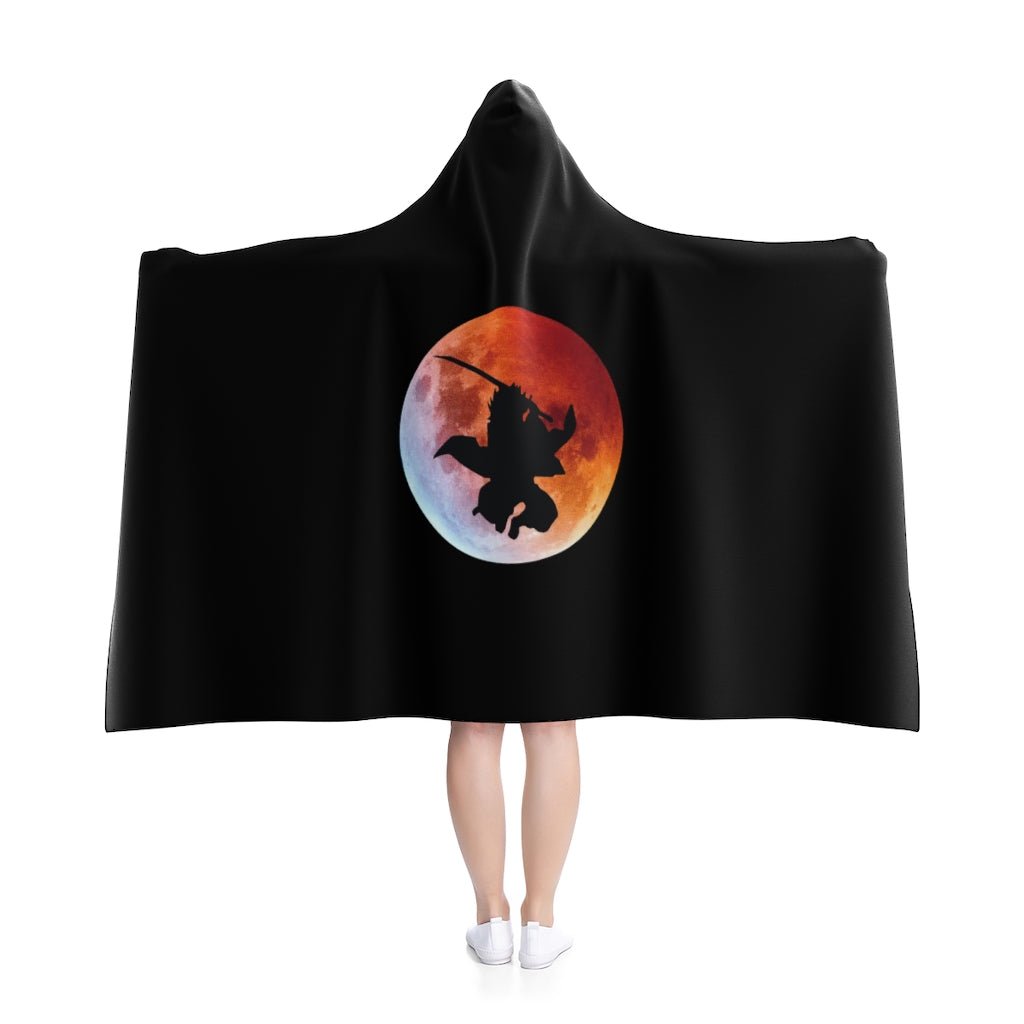 Tanjiro Moon Hooded Blanket - One Punch Fits