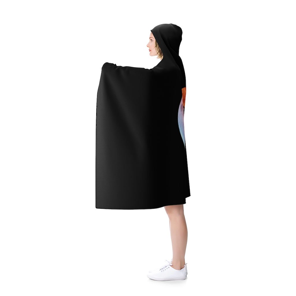 Tanjiro Moon Hooded Blanket - One Punch Fits