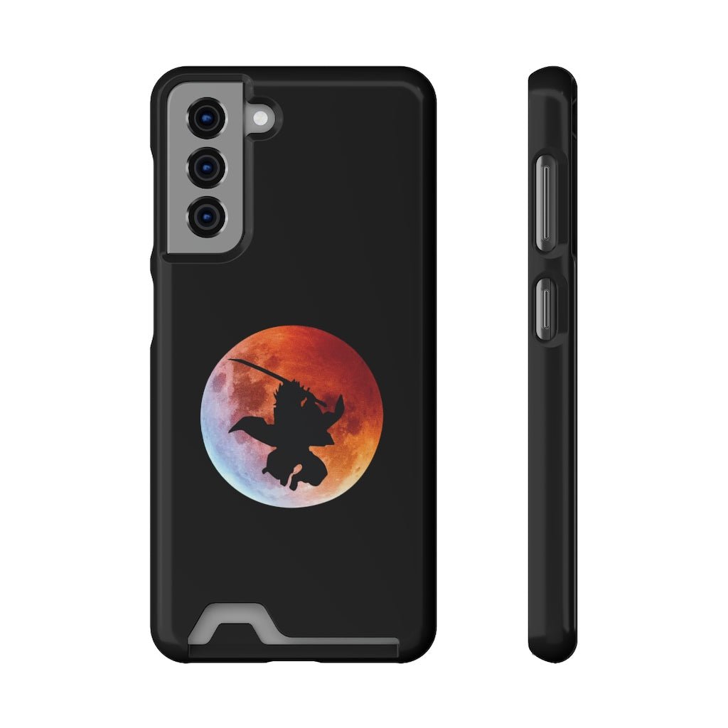 Tanjiro Moon Phone Case With Card Holder - One Punch Fits