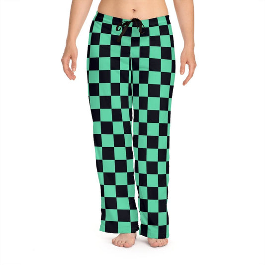Tanjiro Pattern Women's Pajama Pants - One Punch Fits