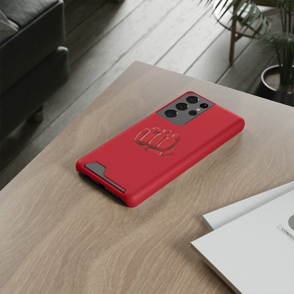 The One Punch Phone Case With Card Holder - One Punch Fits