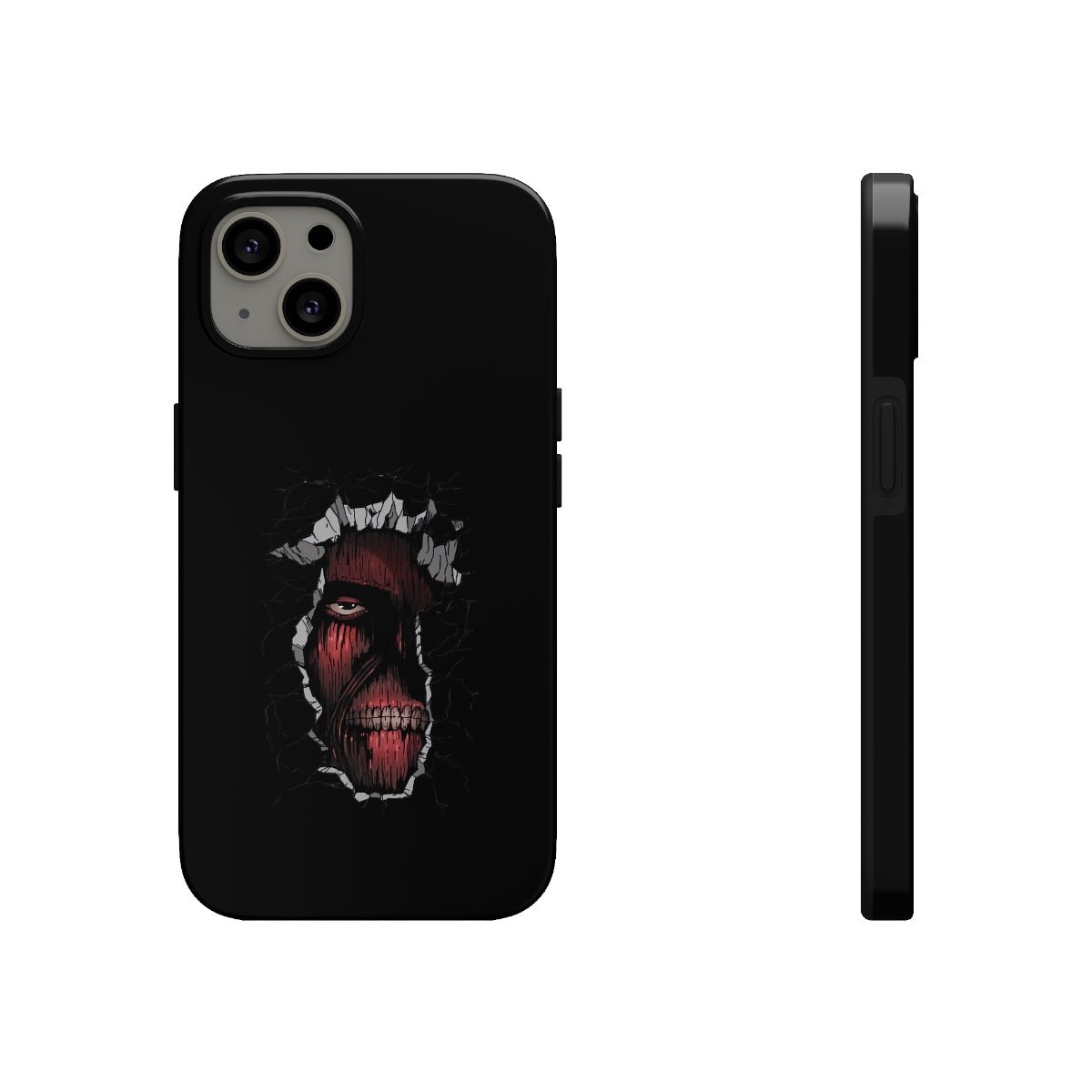 Titan in Wall Attack on Titan Anime iPhone Case (Series 12, 13, 14) - One Punch Fits