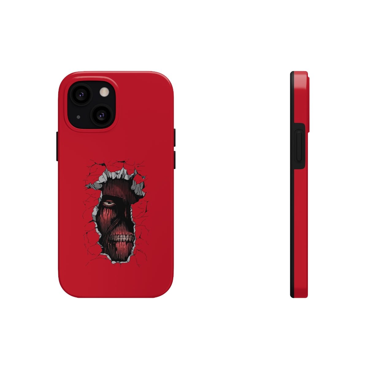 Titan in Wall Attack on Titan Anime iPhone Case (Series 12, 13, 14) - One Punch Fits