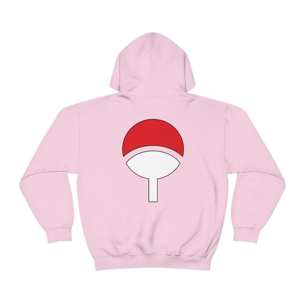 Uchiha Eyes and Crest Naruto Anime Hoodie (Front & Back Design) - One Punch Fits