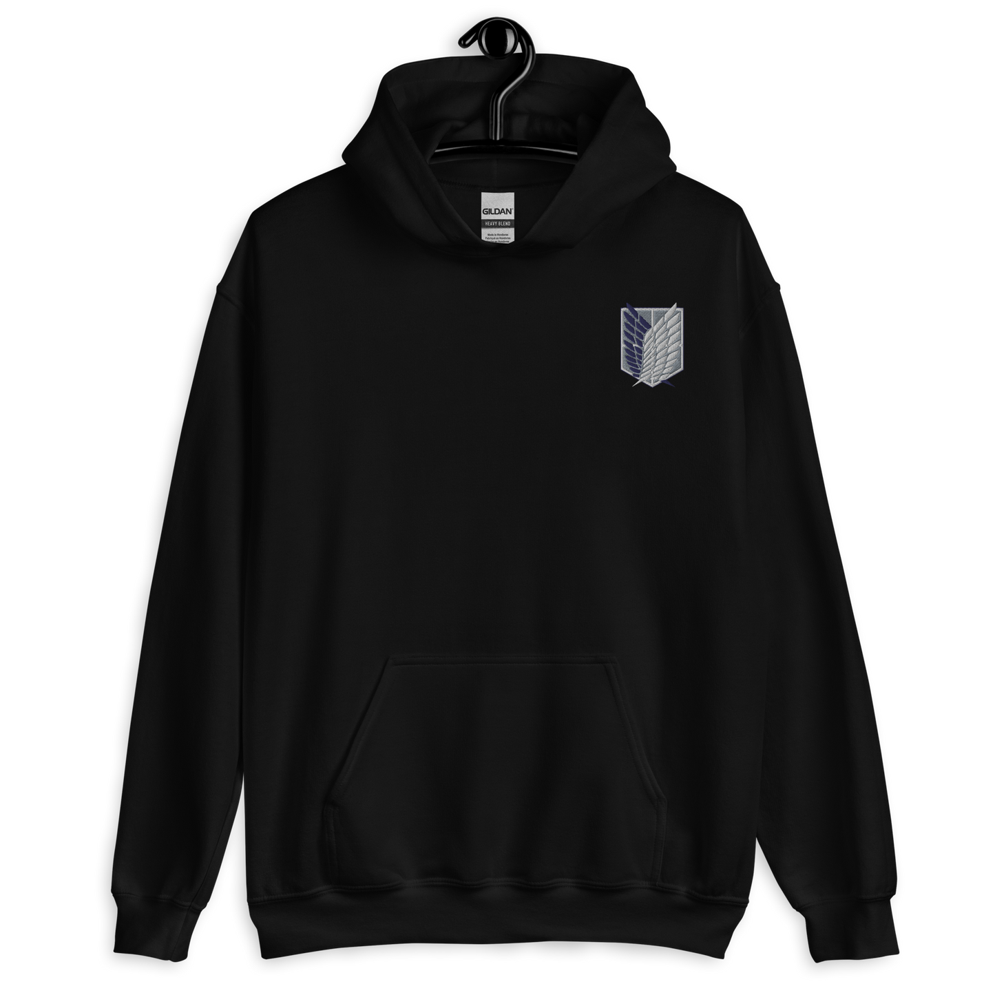 Scout Regiment Logo Attack on Titan Anime Embroidered Hoodie