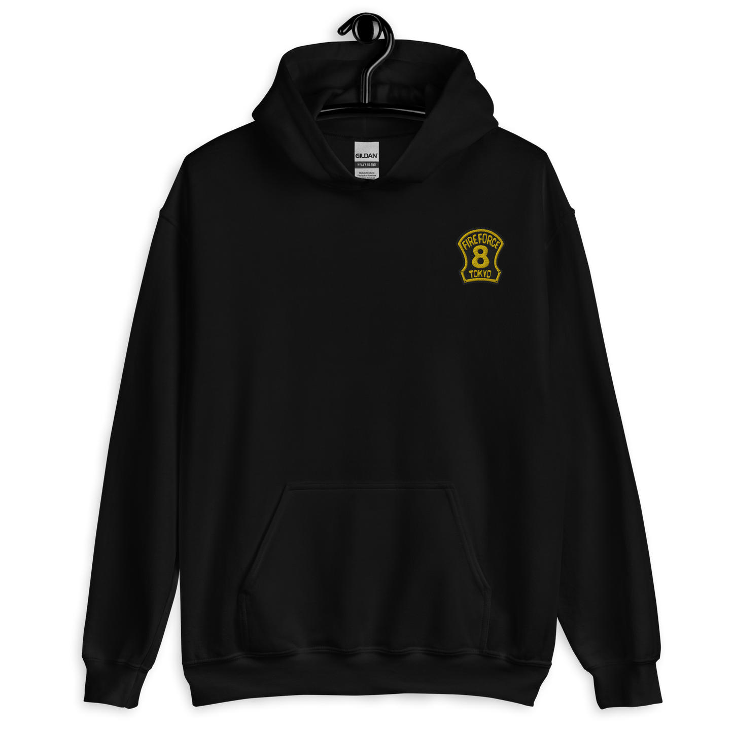 Fire Force Company 8 Anime Embroidered Hoodie