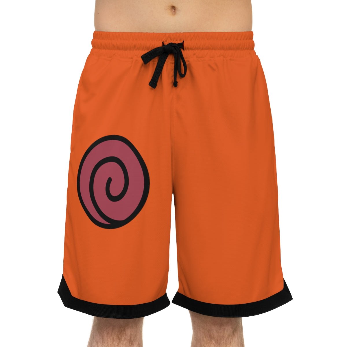 Uzumaki Crest Naruto Anime Athletic Shorts w/Pockets - One Punch Fits