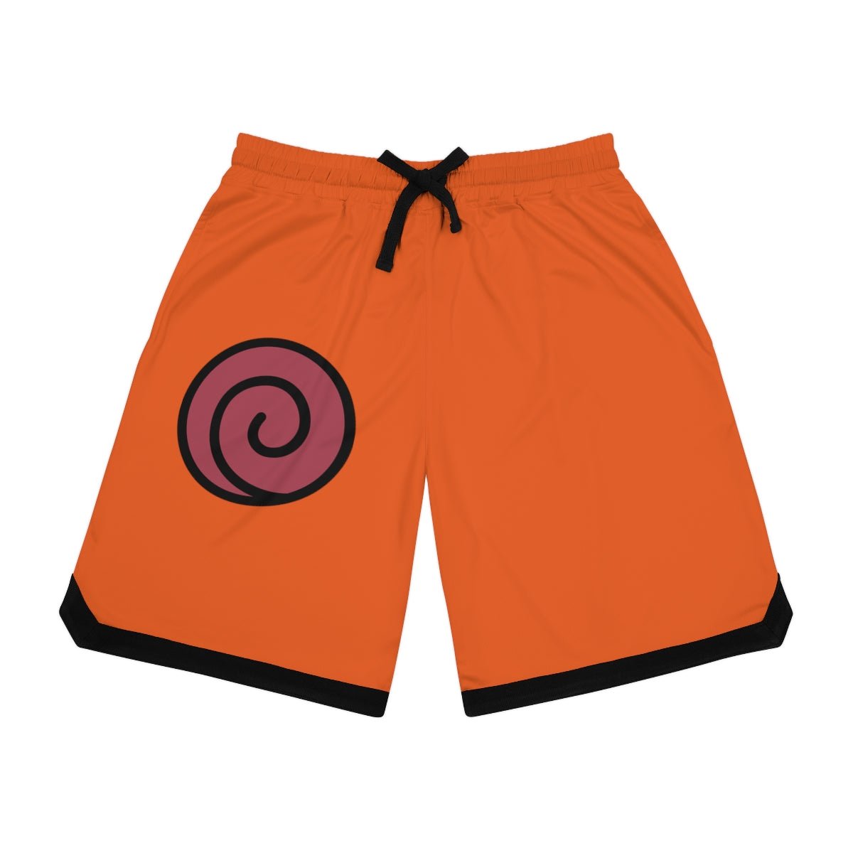 Uzumaki Crest Naruto Anime Athletic Shorts w/Pockets - One Punch Fits