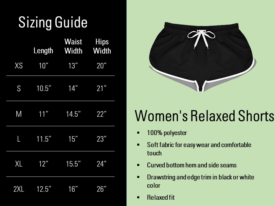 Uzumaki Crest Naruto Anime Women's Relaxed Shorts - One Punch Fits