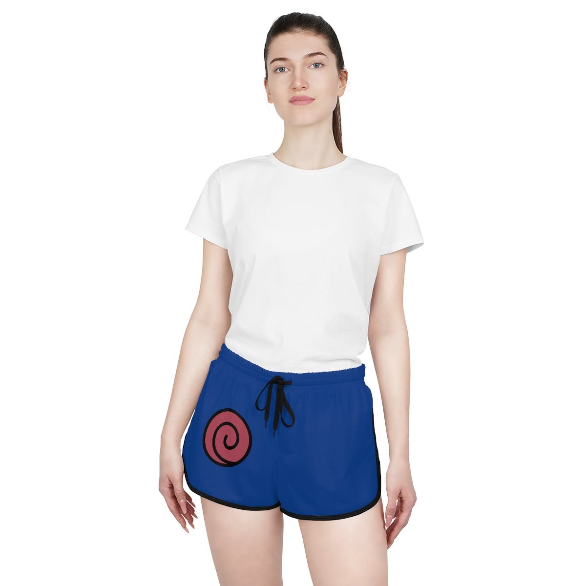 Uzumaki Crest Naruto Anime Women's Relaxed Shorts - One Punch Fits