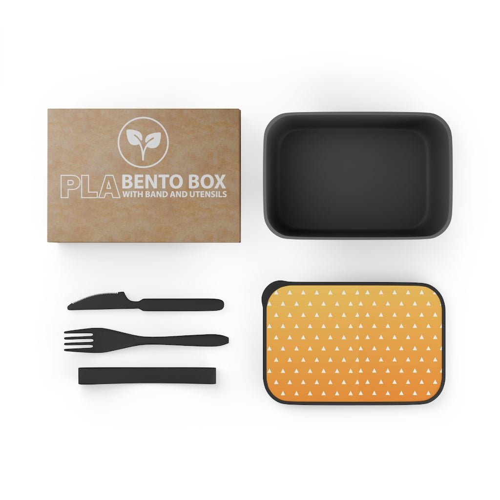 Zenitsu Bento Box with Band and Utensils - One Punch Fits